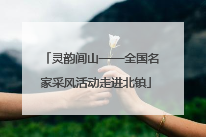 灵韵闾山——全国名家采风活动走进北镇