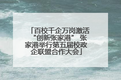 百校千企万岗激活“创新张家港” 张家港举行第五届校政企联盟合作大会