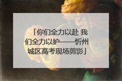 你们全力以赴 我们全力以护——忻州城区高考现场剪影