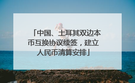 中国、土耳其双边本币互换协议续签，建立人民币清算安排