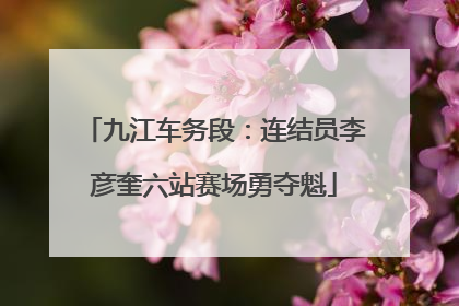 九江车务段：连结员李彦奎六站赛场勇夺魁