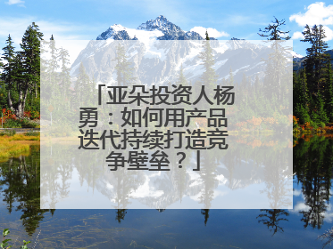 亚朵投资人杨勇：如何用产品迭代持续打造竞争壁垒？