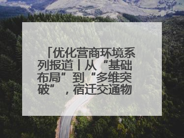 优化营商环境系列报道丨从“基础布局”到“多维突破”，宿迁交通物流绘就转型增效新画卷