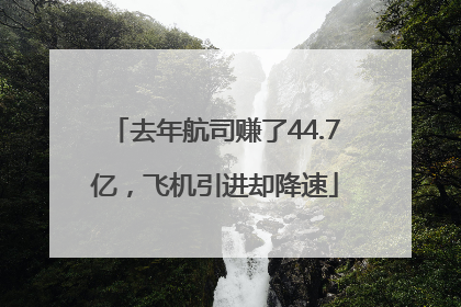去年航司赚了44.7亿，飞机引进却降速