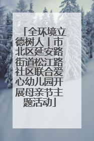 全环境立德树人丨市北区延安路街道松江路社区联合爱心幼儿园开展母亲节主题活动