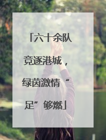 六十余队竞逐港城，绿茵激情“足”够燃