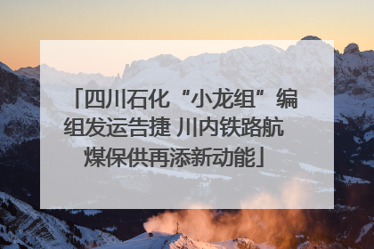 四川石化“小龙组”编组发运告捷 川内铁路航煤保供再添新动能