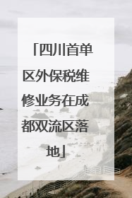 四川首单区外保税维修业务在成都双流区落地