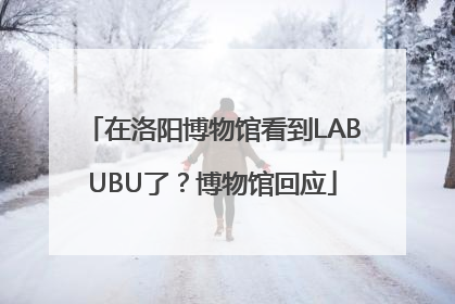 在洛阳博物馆看到LABUBU了？博物馆回应