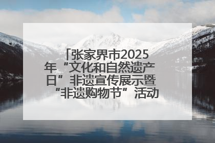 张家界市2025年“文化和自然遗产日”非遗宣传展示暨“非遗购物节”活动在慈利县盛大启幕