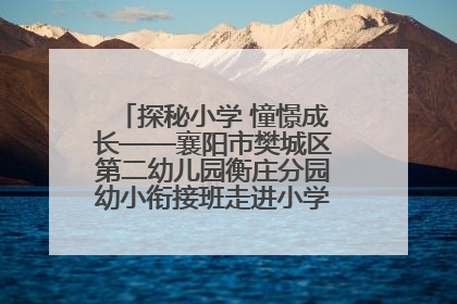 探秘小学 憧憬成长——襄阳市樊城区第二幼儿园衡庄分园幼小衔接班走进小学开展参观体验活动