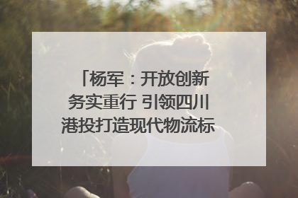 杨军：开放创新 务实重行 引领四川港投打造现代物流标杆｜致敬2024四川经济影响力人物