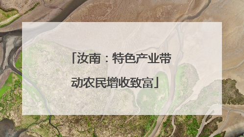 汝南：特色产业带动农民增收致富