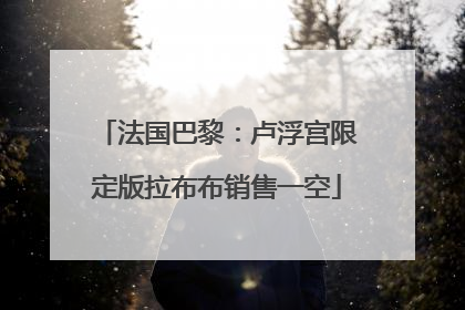 法国巴黎：卢浮宫限定版拉布布销售一空