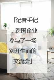 记者手记：跨国企业参与了一场别开生面的交流会
