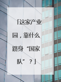 这家产业园，靠什么跻身“国家队”？