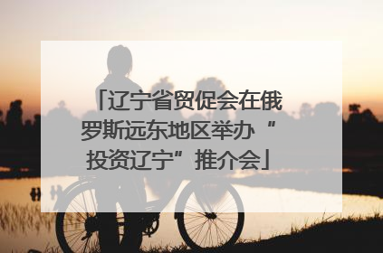辽宁省贸促会在俄罗斯远东地区举办“投资辽宁”推介会