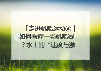 走进帆船运动④｜如何看懂一场帆船赛？水上的“速度与激情”同样精彩