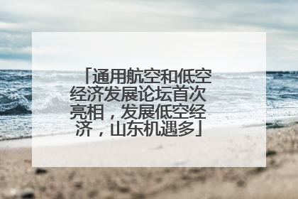 通用航空和低空经济发展论坛首次亮相，发展低空经济，山东机遇多