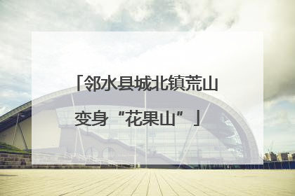 邻水县城北镇荒山变身“花果山”