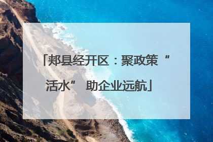 郏县经开区：聚政策“活水” 助企业远航