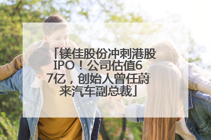 镁佳股份冲刺港股IPO！公司估值67亿，创始人曾任蔚来汽车副总裁