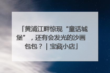 黄浦江畔惊现“童话城堡”，还有会发光的沙画包包？｜宝藏小店