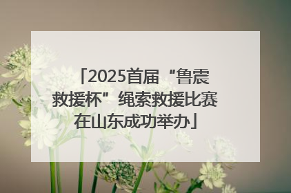 2025首届“鲁震救援杯”绳索救援比赛在山东成功举办